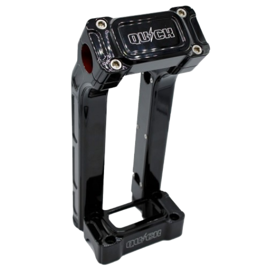 Riser Colonne Droit 10 pouces Noir Glossy