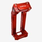 kit de risers harley-davidson quick 10 pouces - Rouge